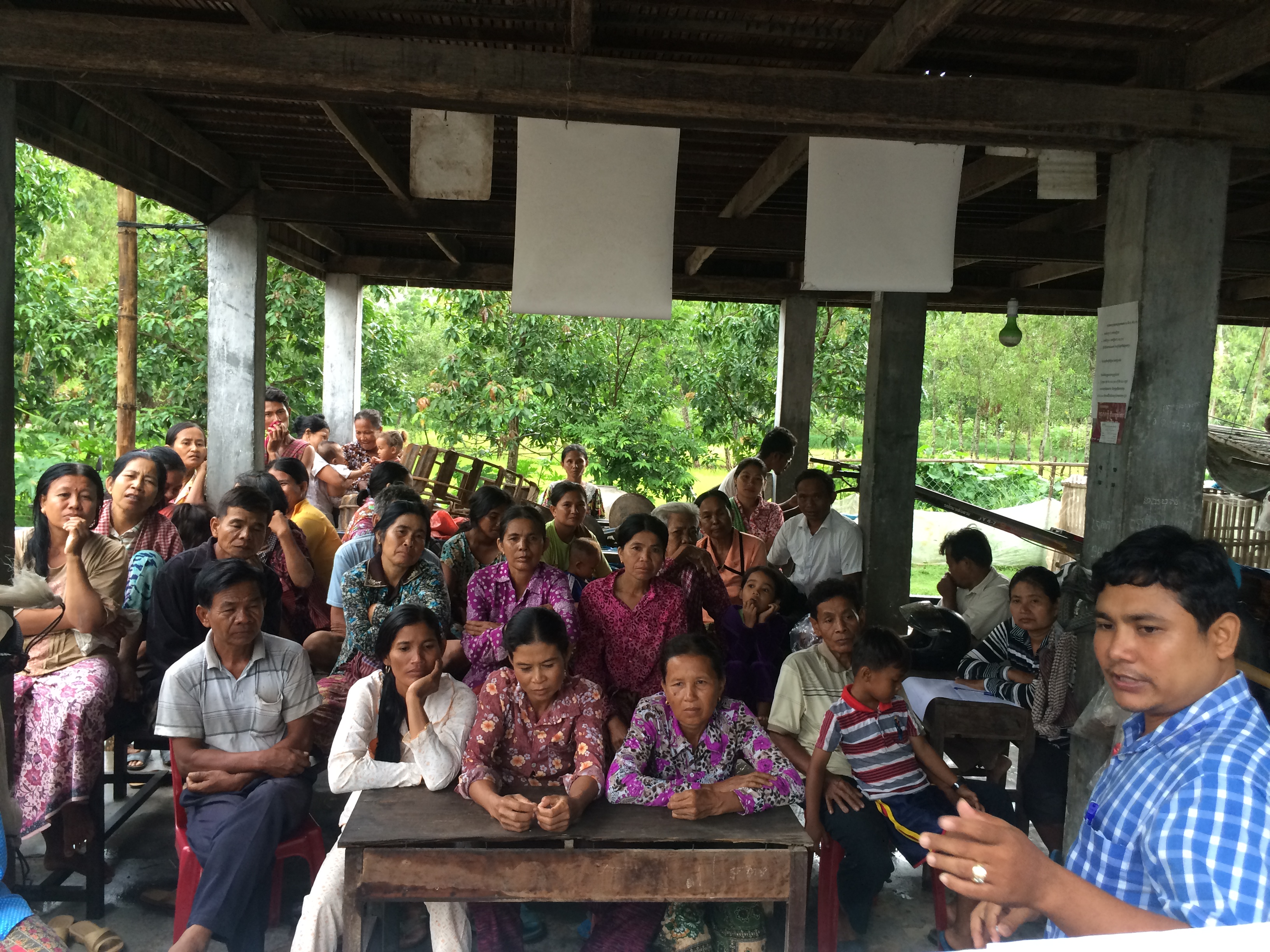 CCPCR's staff explain about important of SHGs 