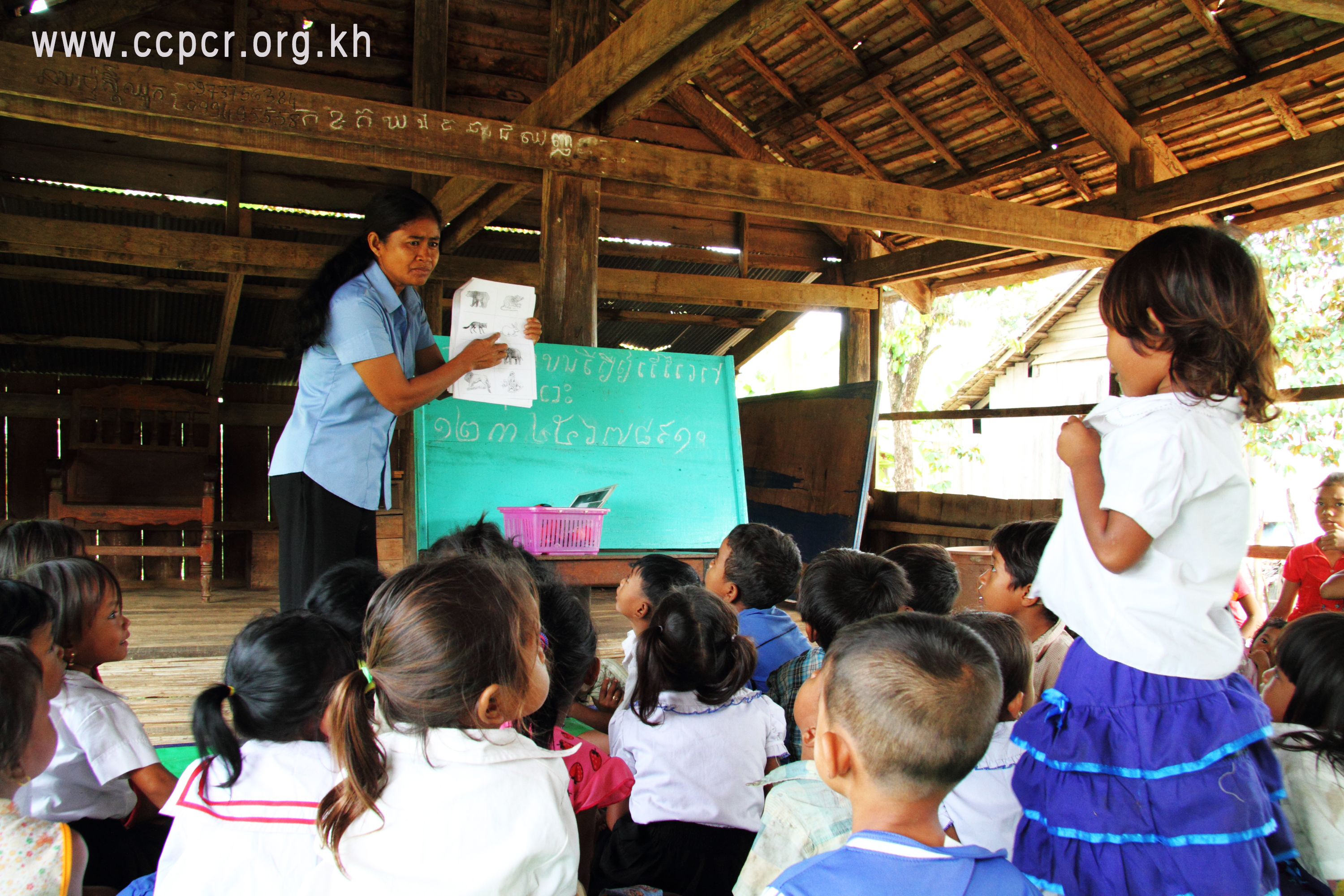 Children in CCPCR's Kindergarten in Kampong Thom 